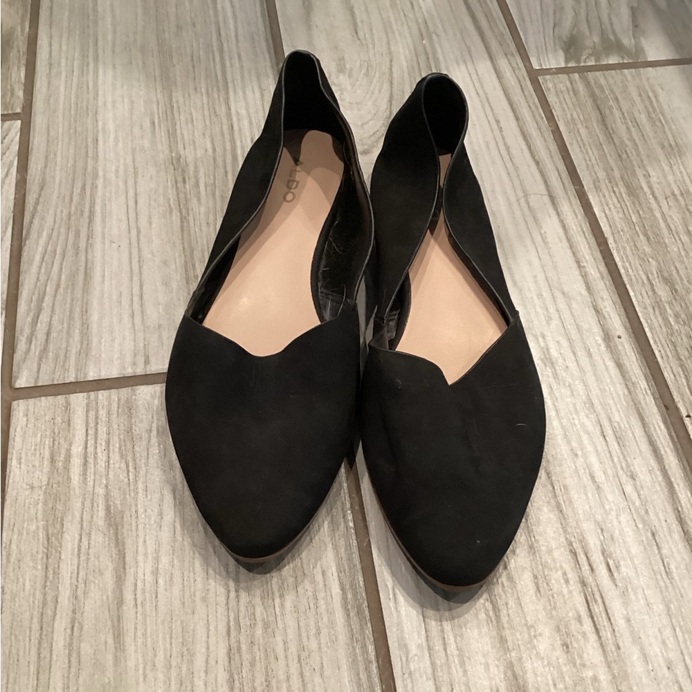 Aldo, 8.5, Black Flats